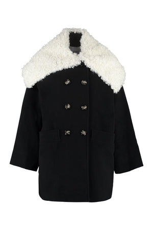 Lainey double-breasted wool coat-0